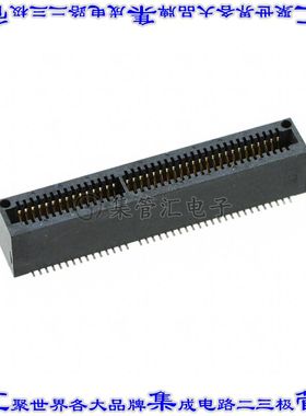 MEC1-140-02-S-D-A 卡边缘连接器80POS母头2排1mm黑色镀金