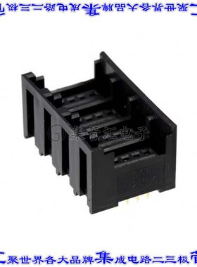 37216-62M3-004PL 针座连接器16POS插座4排2mm母形插口通孔直针镀