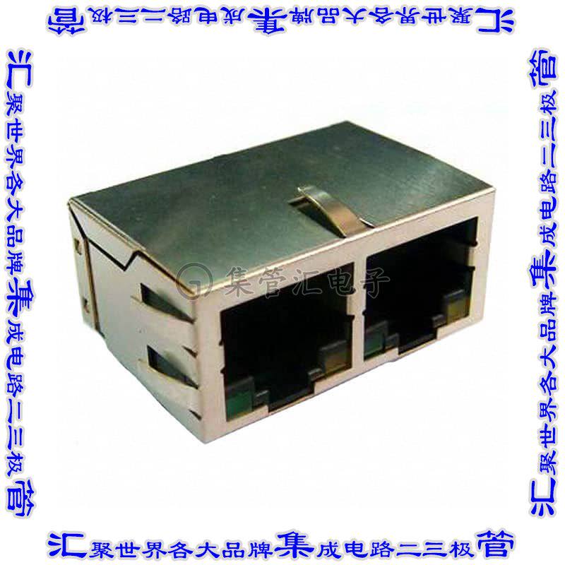 ARJ12A-MASD-A-B-EMU2 接插件连接器CONN JACK 2PORT 100 BASE-TX