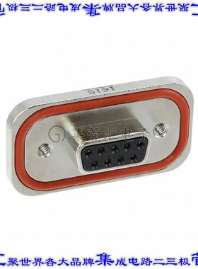 MDBRE09SMAN0 连接器9POS插座母插口2排D-Sub面板安装