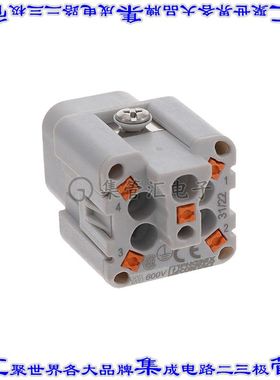 1585281 连接器4+接地插件母头按进式