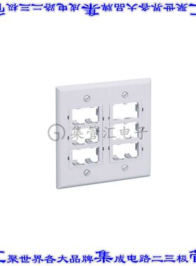 CFPF12EI-2G 接插件连接器FACEPLATE, 12 PORT, DOUBLE GANG,