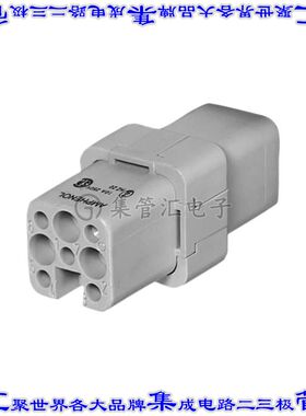 C14610B0080002 连接器8POS无触头嵌件母头压接