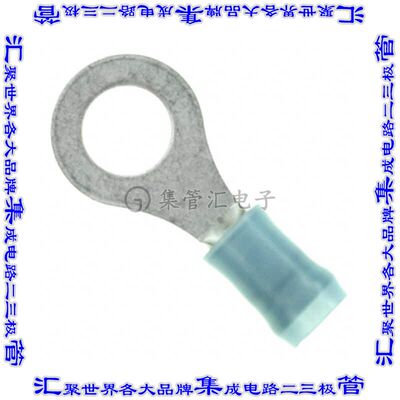 2-321045-1 环形连接器端子圆形1/4接线柱14-16AWG压接