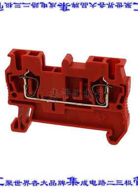 3037096 端子块连接器2POS馈通式5.2mm红色12-28AWG