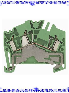 1772090000 端子块连接器3POS接地地面5.1mm绿色黄色12-26AWG