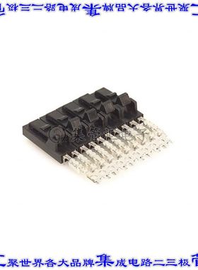 103958-1 矩形连接器2POS插座2.54mm母插口黑色IDC镀金自由悬挂