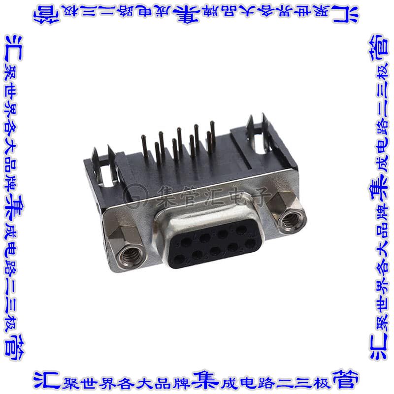 A-DF 09 A/KG-T1 连接器9POS插座母插口2排D-Sub通孔