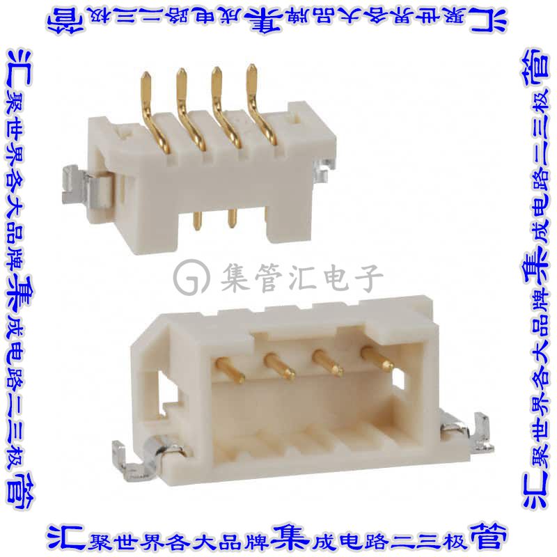 DF3EA-4P-2H(54) 针座连接器4POS接头2mm公形插针表贴SMD镀金