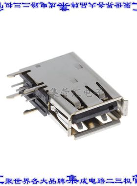 73725-1110BLF 连接器USB-A插座4POS USB 2.0通孔直角