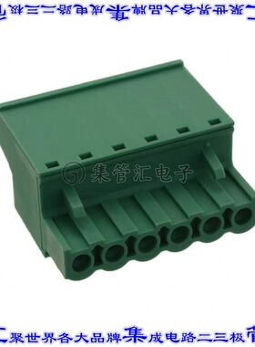 1777329 端子块连接器6POS插头母插口5.08mm绿色自由悬挂