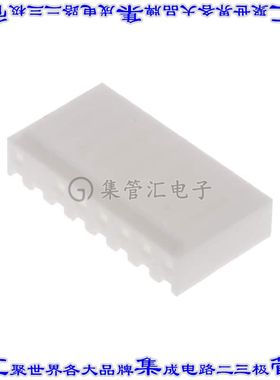 794115-8 矩形连接器外壳8POS插座3.96mm母形插口天然色自由悬挂
