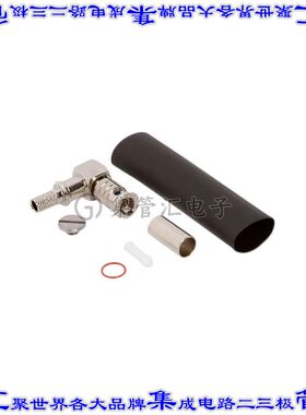 034-1122-12G 同轴连接器BNCHD插头公引脚焊接75欧姆自由悬挂直角