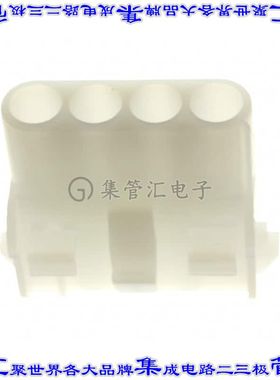 1-480703-0 矩形连接器外壳4POS插座天然色面板安装