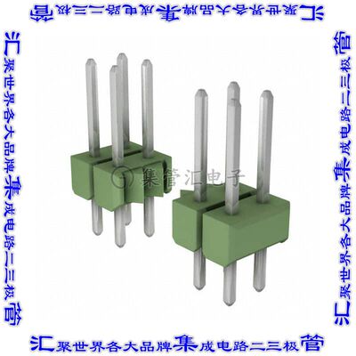 826942-5 针座连接器10POS分离式2排2.54mm公形插针通孔直针锡