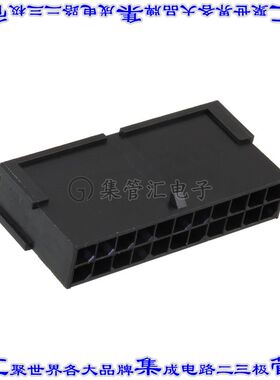 10127717-22LF 矩形连接器外壳22POS插头2排3mm公形引脚黑色自由