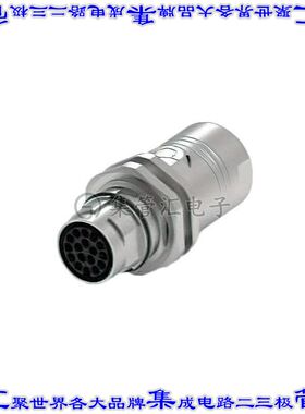 AKA876N0085152A000 圆形连接器17POS插座外壳用于公插针银色自由