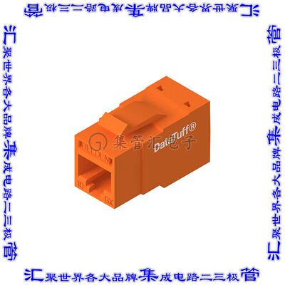 RVAIJ2UOR-B24 接插件连接器INDUS REVCONN CAT6A JACK ORANG