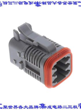 IT06-6S-002-N 矩形连接器外壳6POS插头3排母形插口灰色自由悬挂