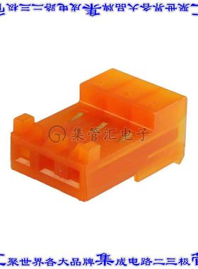 3-644460-3 矩形连接器3POS插座3.96mm母插口橙色IDC镀金自由悬挂