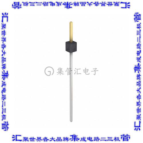 PBC01SAHN 针座连接器1POS分离式公形插针通孔直针镀金
