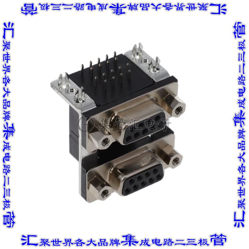 K42X-E9S/S-A4NJ 连接器9,9插座母插口D-TYPE型通孔直角