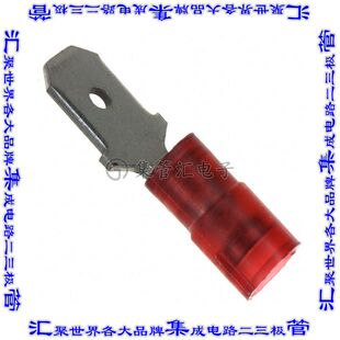 快速连接器端子公头6.35mm压接18 22AWG 250M DNF18