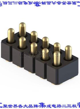 813-22-010-30-022101 弹簧式连接器10POS活塞型2排2.54mm表面贴