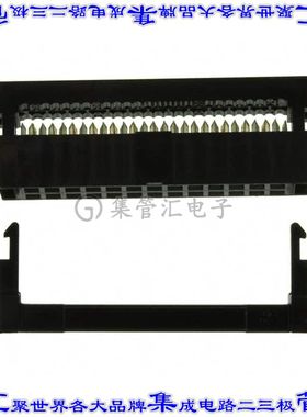 SFH213-PPPN-D13-ID-BK 矩形连接器26POS接头2排2mm母插口黑色IDC