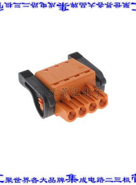 1014390000 端子块连接器4POS插头母插口5.08mm橙色自由悬挂