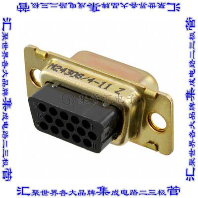 1757823-1 接插件连接器CONN D-SUB HD HOUSING PLUG 15POS