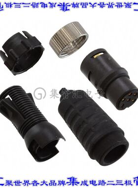 EN3C6FLX 圆形连接器6POS插头母插口焊杯镀金自由悬挂