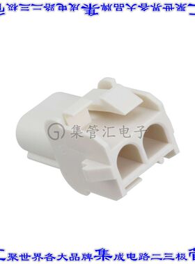 1-1703062-2 矩形连接器外壳2POS插座2排天然色面板安装