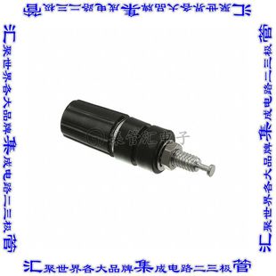 接插件连接器CONN BIND POST BLACK FLUTED P3760