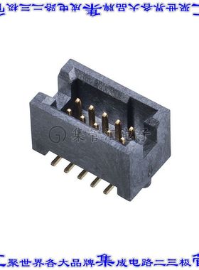 M50-4910545 针座连接器10POS接头2排1.27mm公形插针表贴SMD镀金