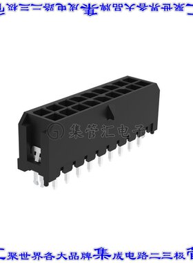 G88MP181028CREU 针座连接器18POS接头2排3mm公形插针通孔直针锡