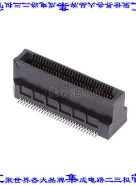 MEC6-130-02-L-DV-A-K 卡边缘连接器60POS母头2排0.64mm黑色镀金