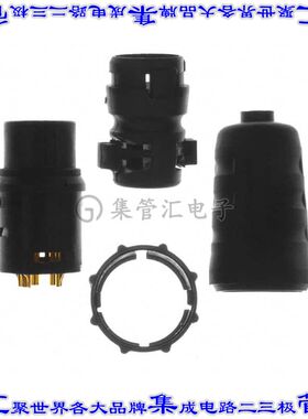 EN3C5MX 圆形连接器5POS插头公引脚焊杯镀金自由悬挂