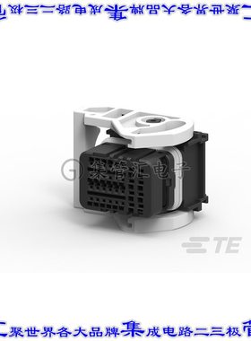 9-1670065-9 矩形连接器外壳32POS插座4排母形插口黑色自由悬挂