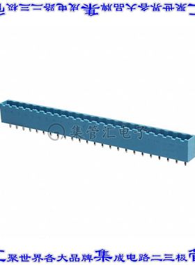 TBP01R2-508-24BE 端子块连接器24POS接头公引脚带罩5.08mm蓝色垂
