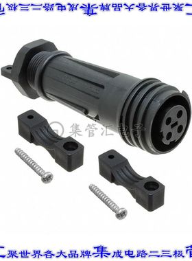 PXA921/04/S 圆形连接器4(3电源+PE)插座母插口螺钉镍自由悬挂