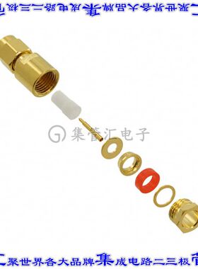 132125 同轴连接器SMA插头公引脚焊接50欧姆自由悬挂