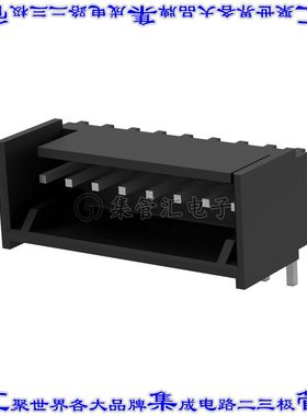 2-644803-8 针座连接器8POS接头2.54mm公形插针通孔直角锡