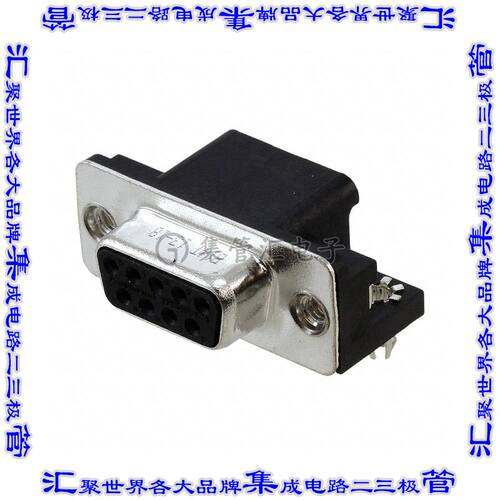 L17SM209SB14T 连接器9POS插座母插口2排D-Sub表面贴装直角