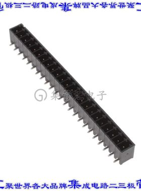 2-2342077-3 端子块连接器23POS接头公引脚带罩3.81mm黑色90DEG通