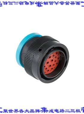 HDP26-24-29PE-L017 圆形连接器29POS插头外壳用于公插针黑色蓝色