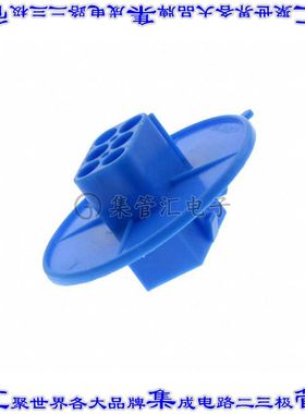 1-794714-6 矩形连接器外壳6POS插座2排蓝色面板安装