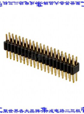 20021111-00040T4LF 针座连接器40POS接头2排1.27mm公形插针通孔