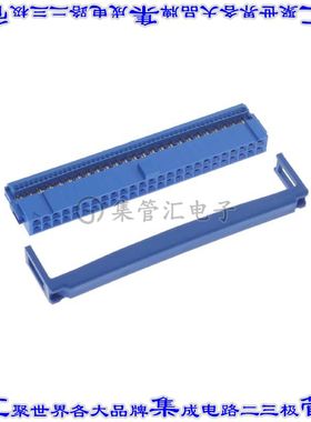 66902-250LF 矩形连接器50POS插座2排2.54mm母插口蓝色IDC镀金自