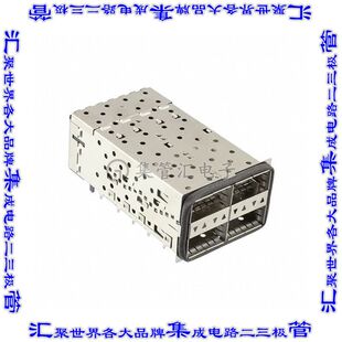 连接器152 38x4 插座成组 2214574 QSFP 插拔式 1x4 通孔直角压